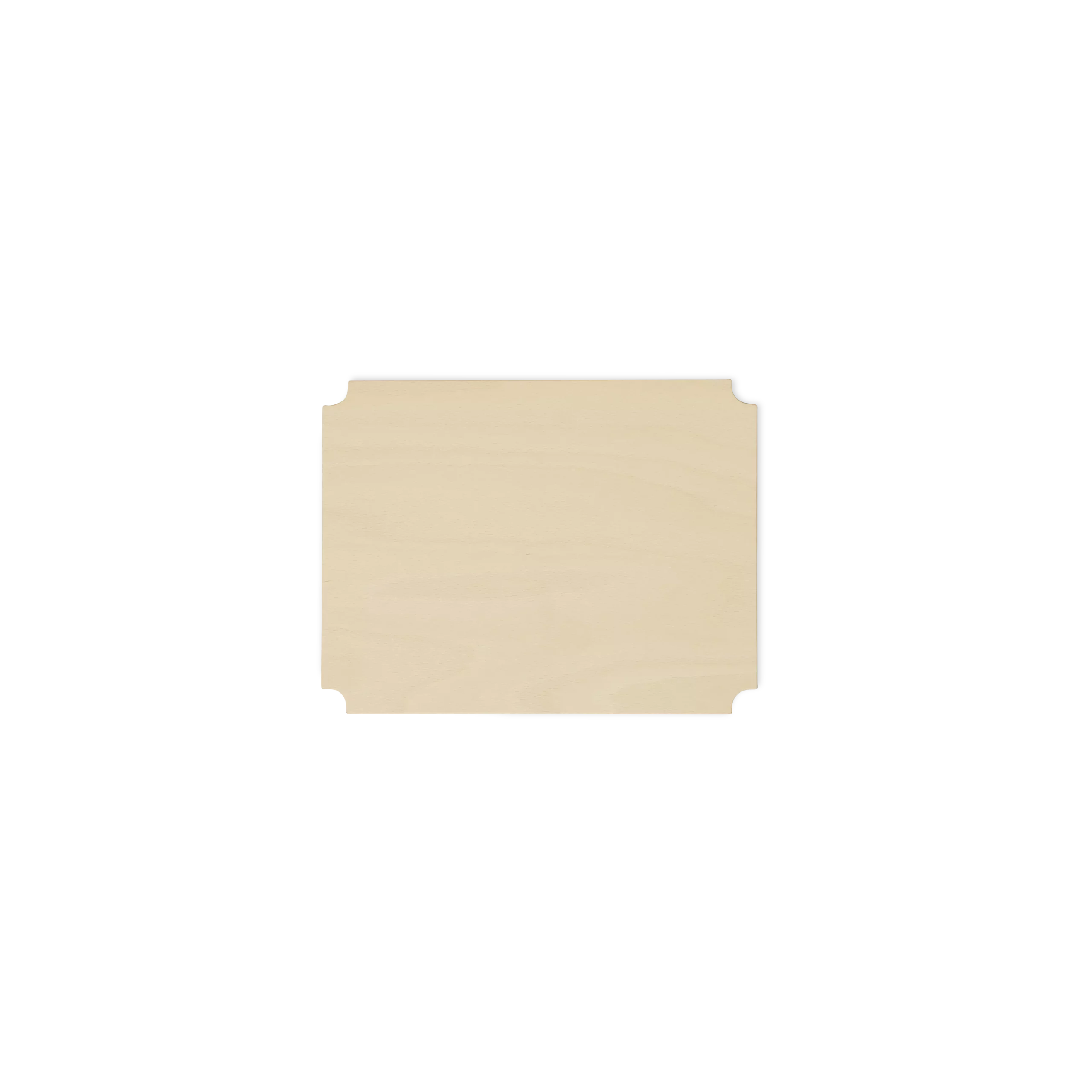 Pillar Storage Box Lid, Medium Beech