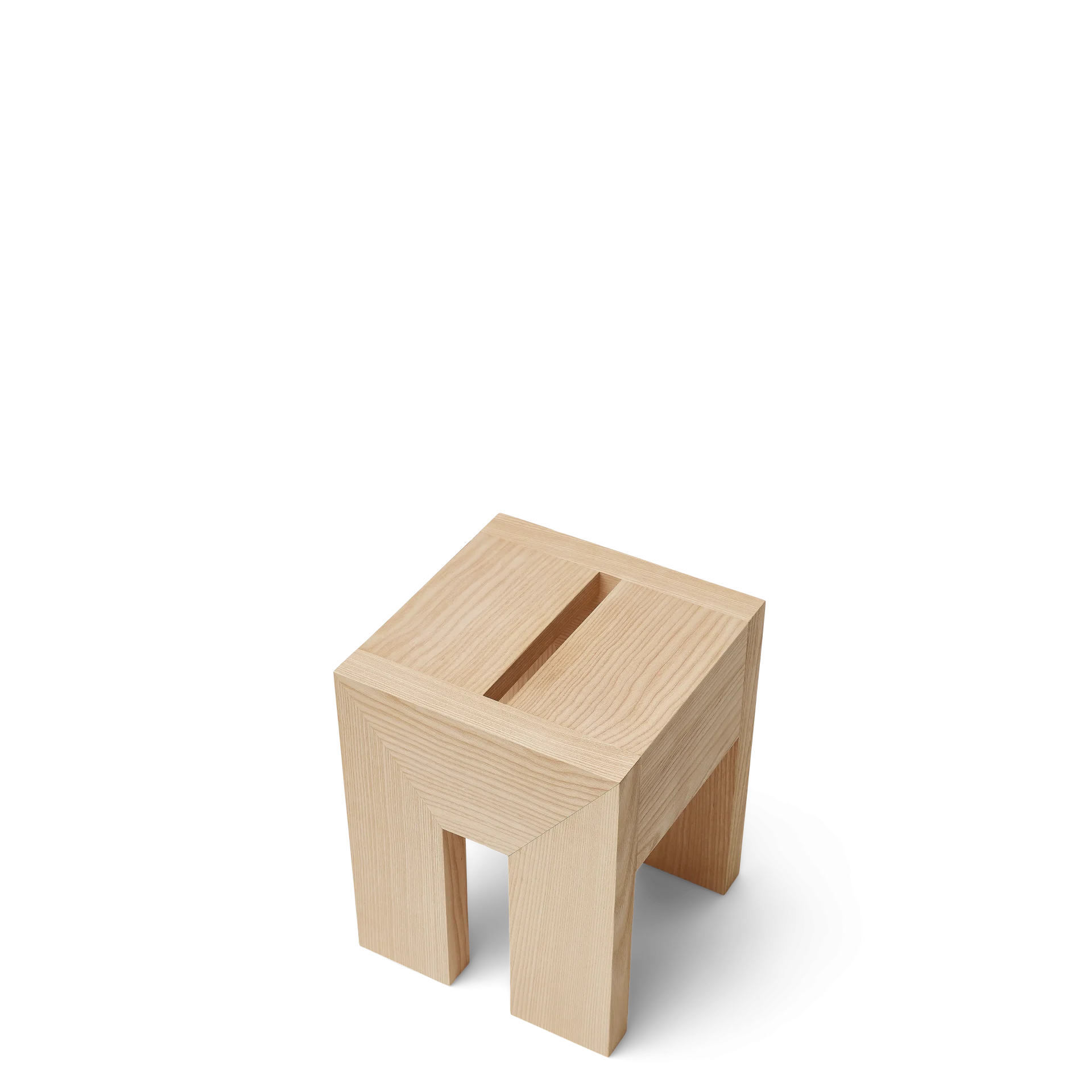 Monolith Side Table, Ash